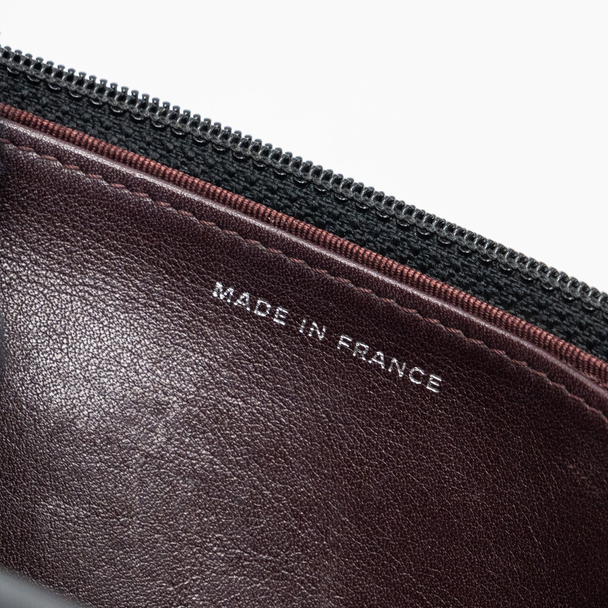 CHANEL 2.55 WALLET ON CHAIN AGED CALFSKIN BLACK RUTHENIUM SHW