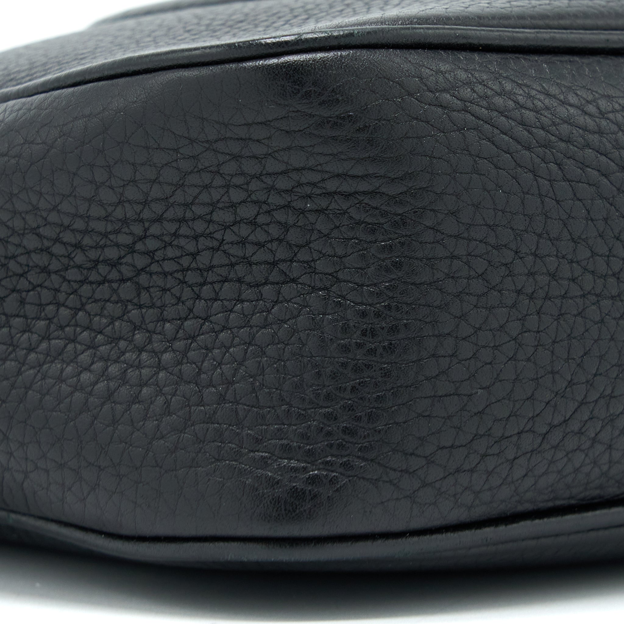 GUCCI SOHO DISCO CAMERA BAG CALFSKIN BLACK GHW
