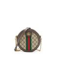 GUCCI OPHIDIA CROSSBODY ROUND BAG GHW