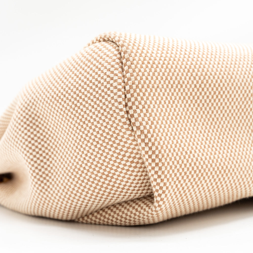 HERMES HERBAG 31 ZIP BAG TOILE CRISS VIKING/VACHE HUNTER LEATHER ECRU-BEIGE-NATURE/NATURE SHW