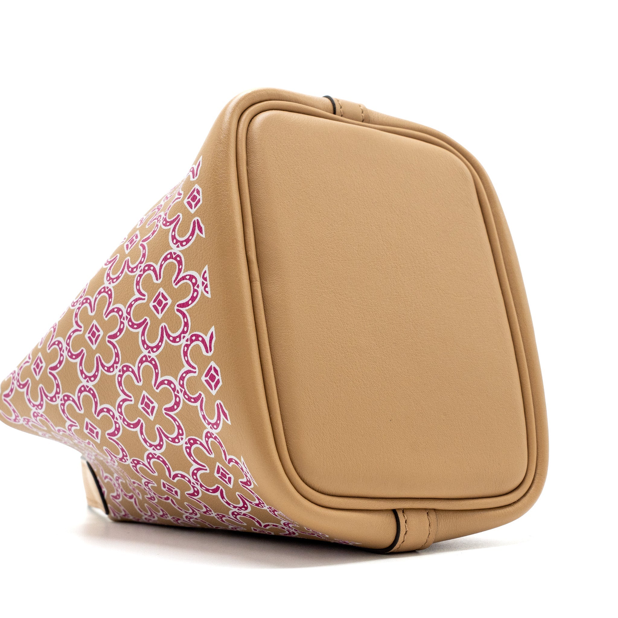 HERMES LUCKY DAISY MICRO PICOTIN SWIFT CHAI/ROSE/BLANC SHW