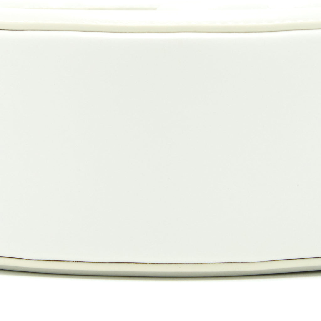 CELINE OVAL BAG CUIR TRIUMPHED CALFSKIN WHITE GHW