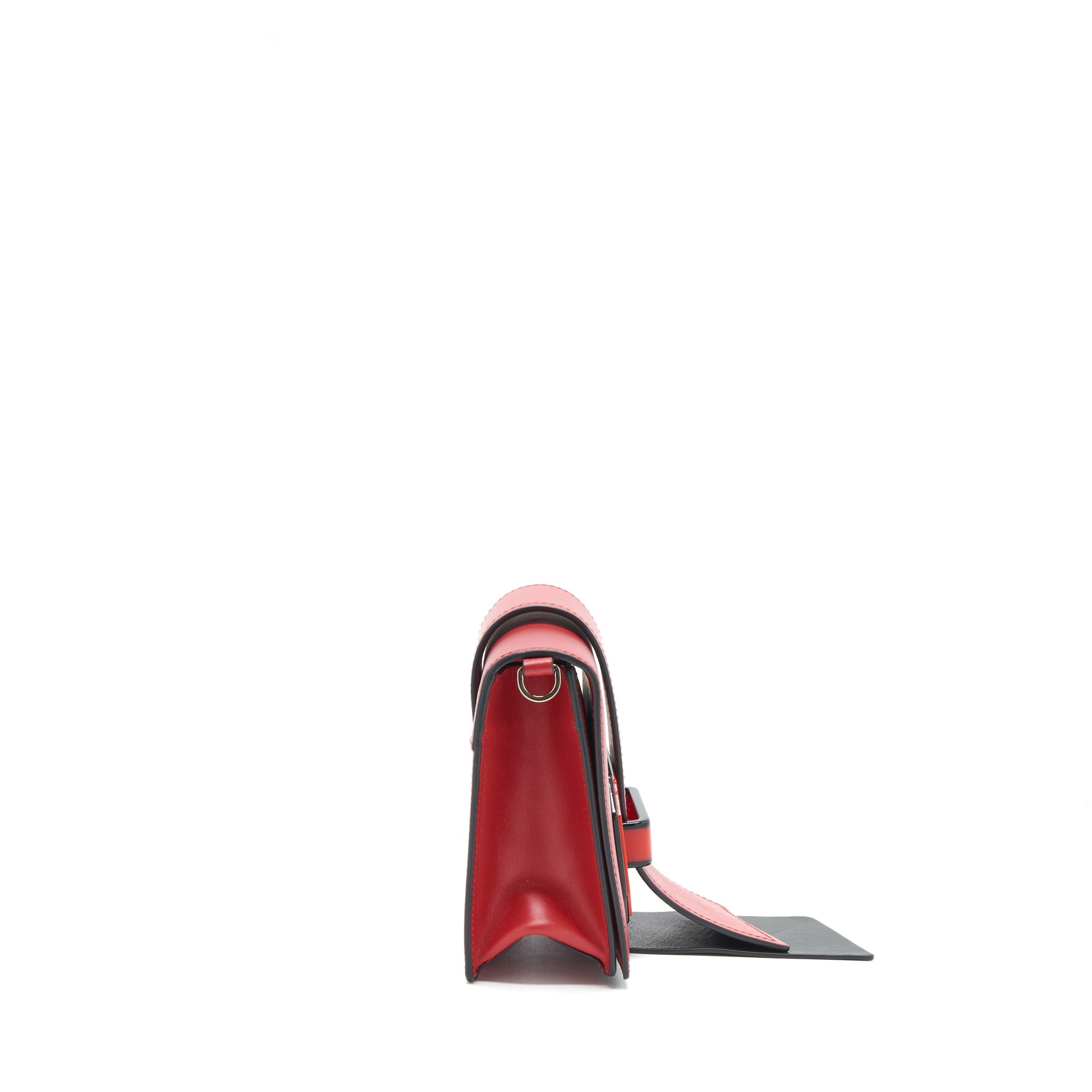 PRADA PLEX RIBBON BAG RED GHW