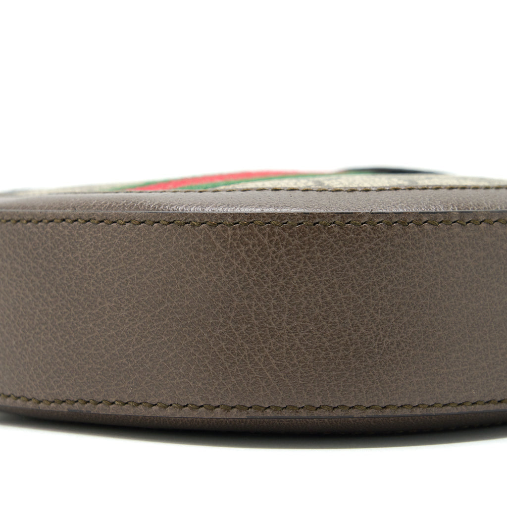 GUCCI OPHIDIA CROSSBODY ROUND BAG GHW