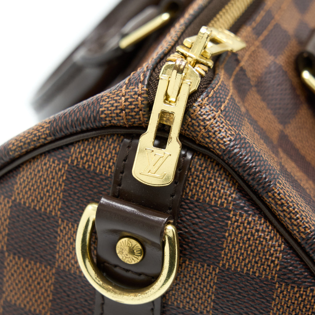 LOUIS VUITTON SPEEDY BANDOULIERE 30 DAMIER EBENE CANVAS