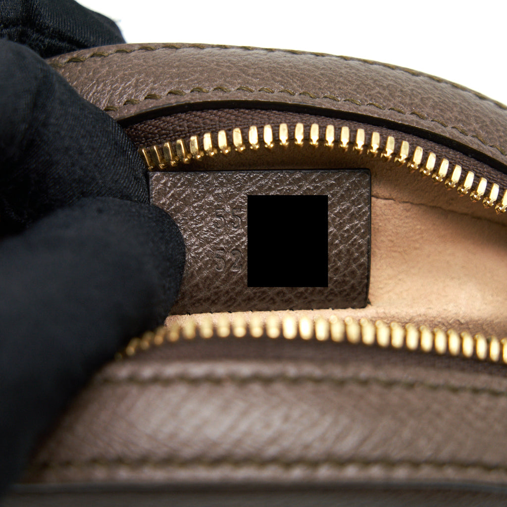 GUCCI OPHIDIA CROSSBODY ROUND BAG GHW