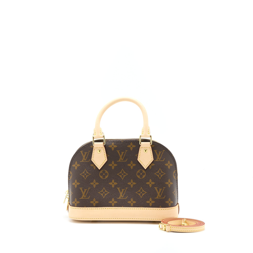 LOUIS VUITTON ALMA BB MONOGRAM CANVAS GHW (NEW VERSION)