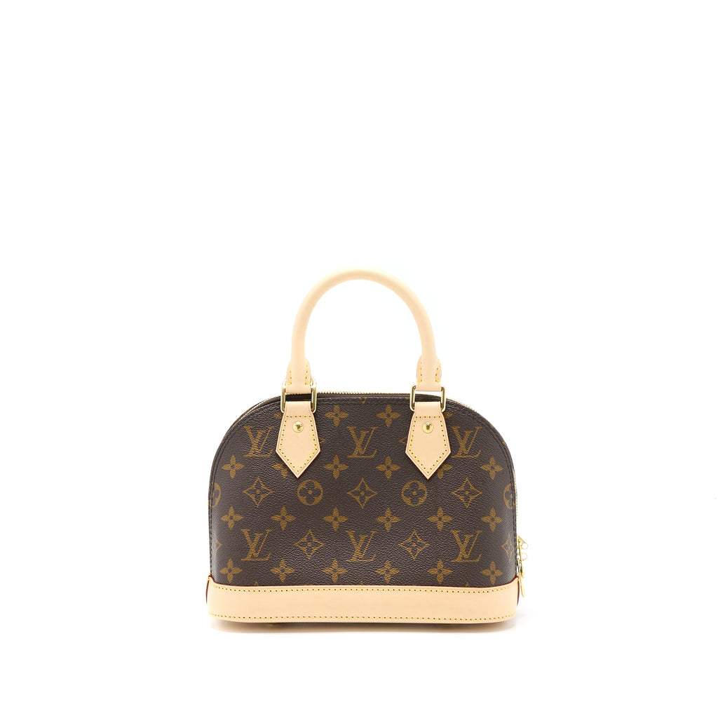 LOUIS VUITTON ALMA BB MONOGRAM CANVAS GHW (NEW VERSION)