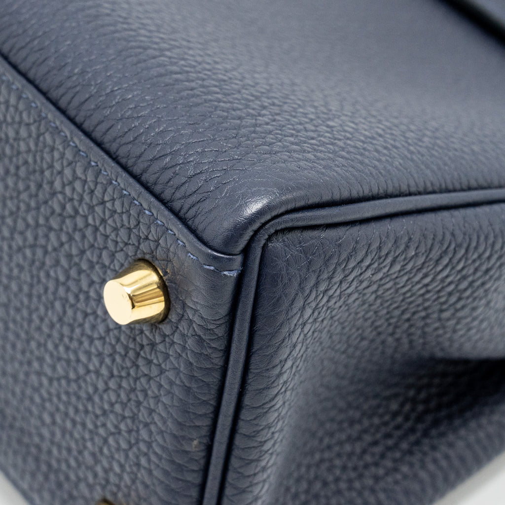 HERMES KELLY25 TOGO BLUE NUIT GHW