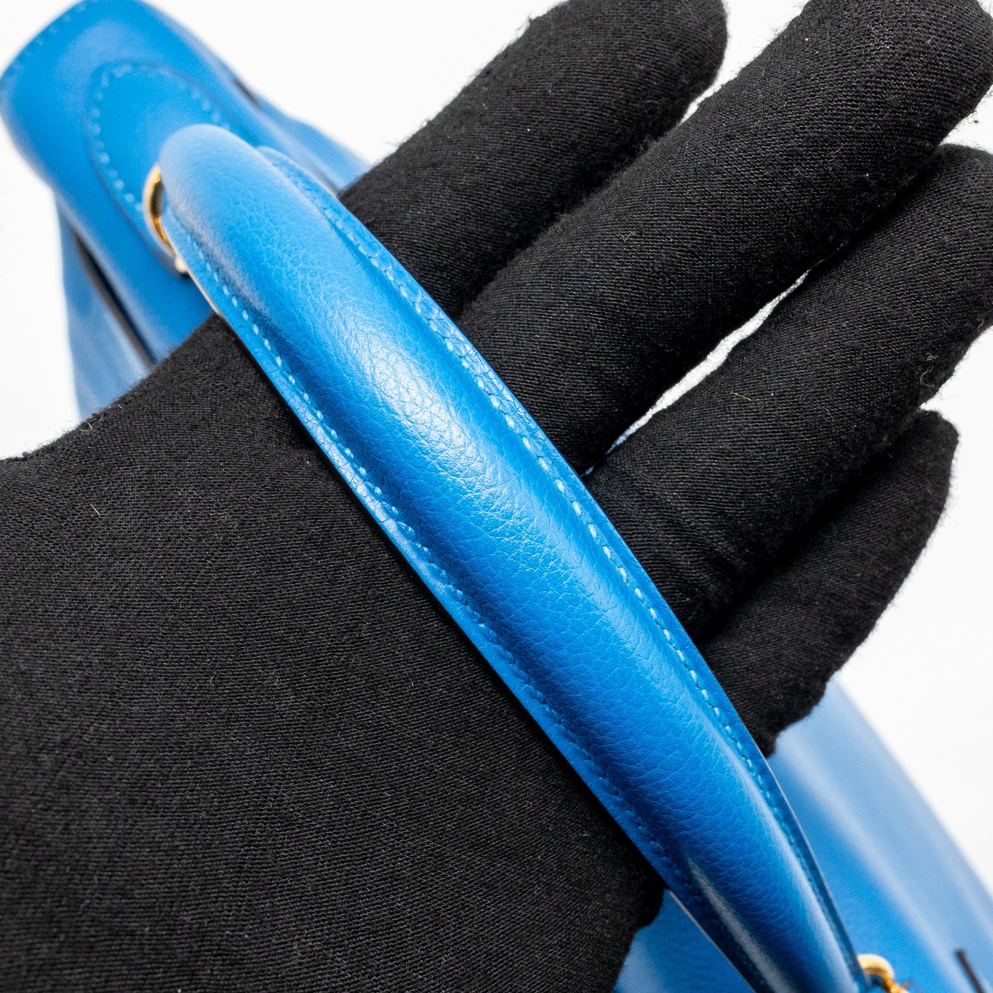 HERMES KELLY 32 EVERCOLOR BLUE HYDRA GHW