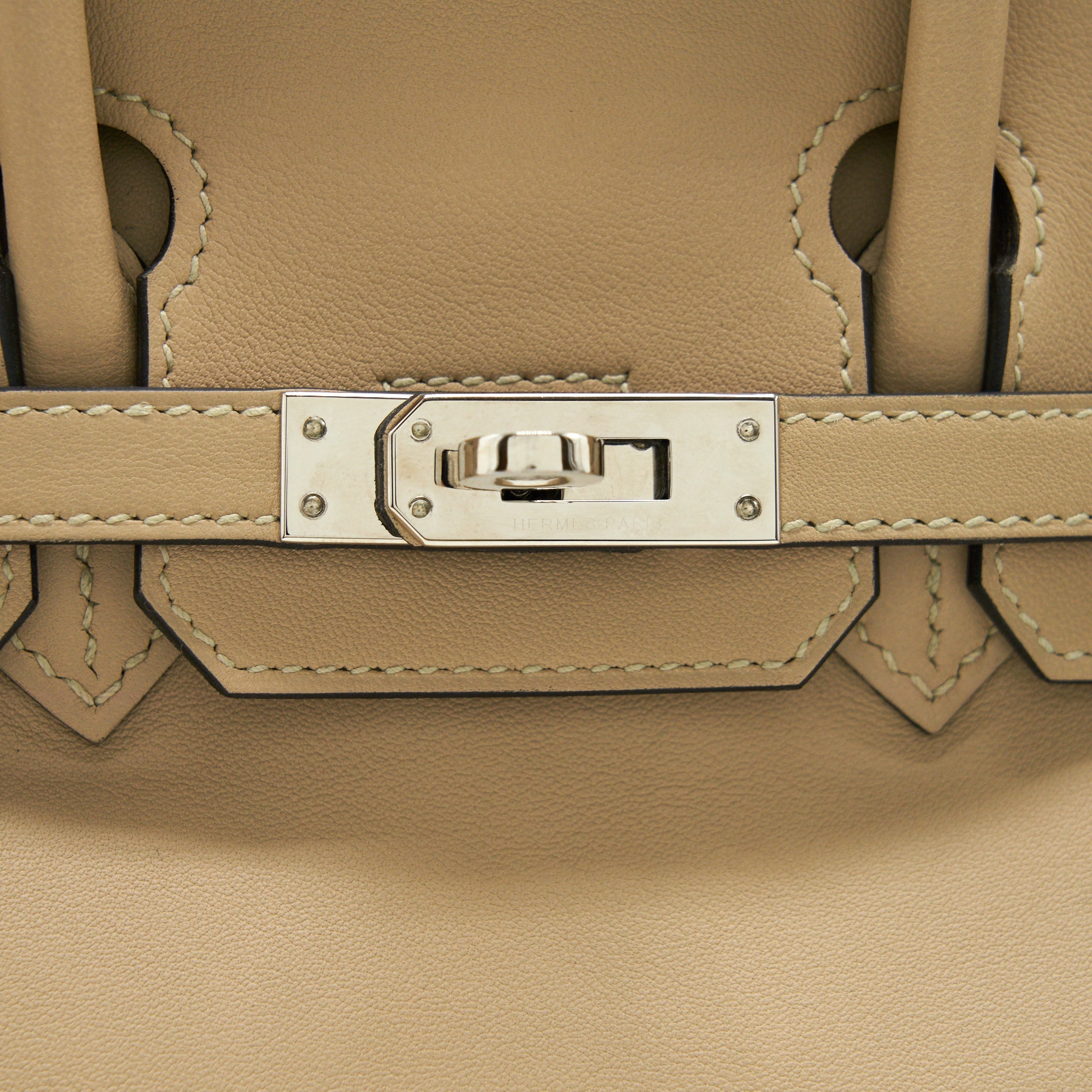 HERMES BIRKIN 25 SWIFT LEATHER TRENCH SHW