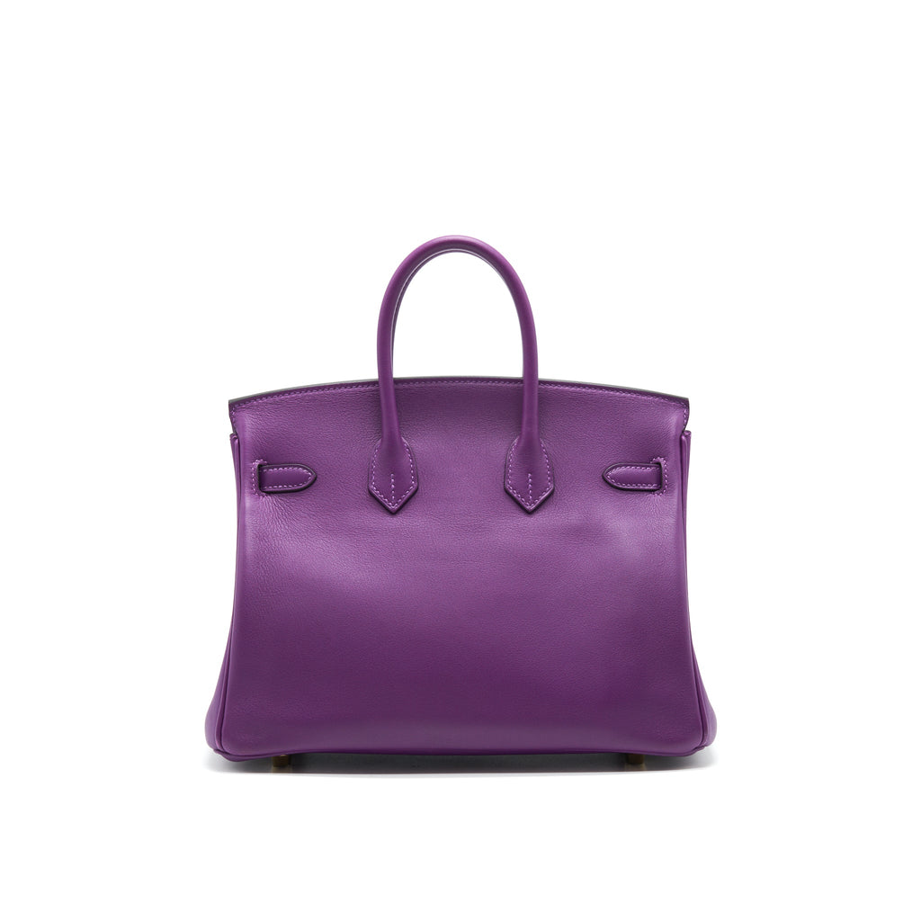 HERMES BIRKIN25 SWIFT LEATHER P9 ANEMONE GHW