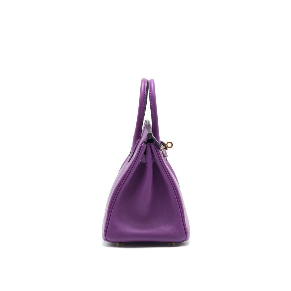 HERMES BIRKIN25 SWIFT LEATHER P9 ANEMONE GHW