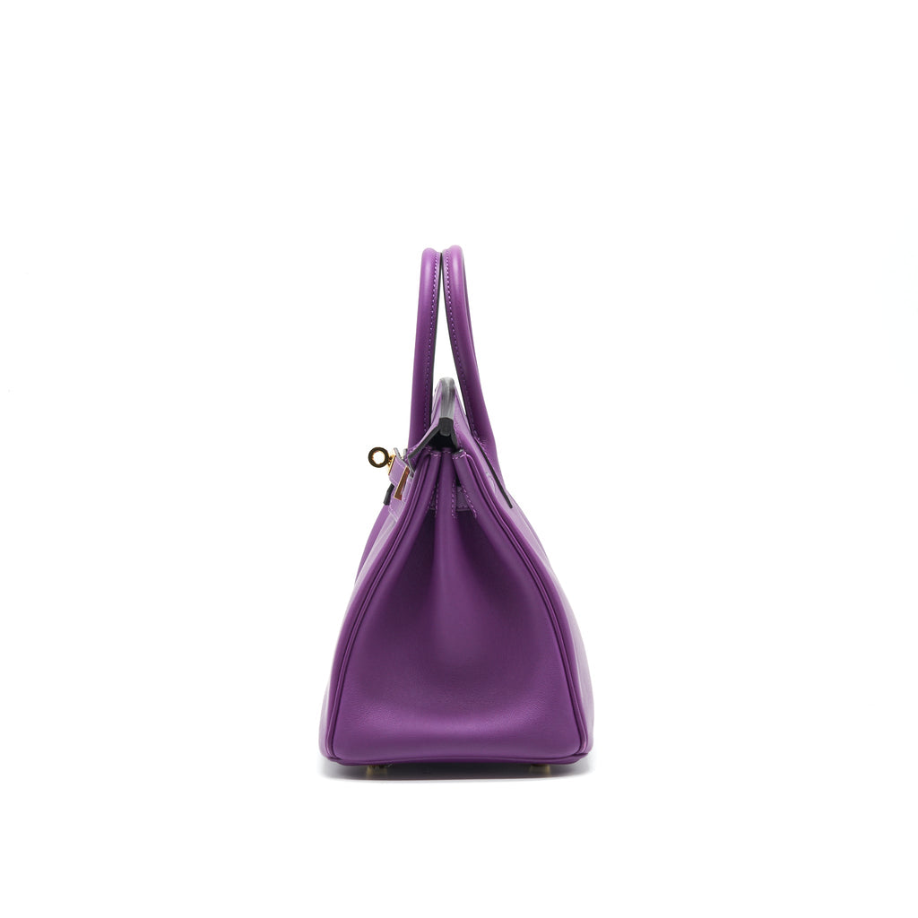 HERMES BIRKIN25 SWIFT LEATHER P9 ANEMONE GHW