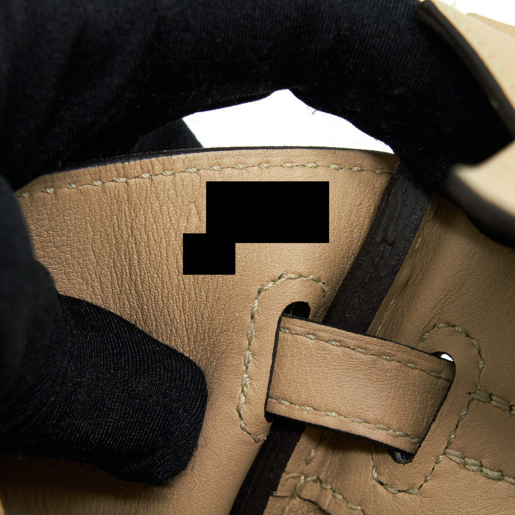 HERMES BIRKIN 25 SWIFT LEATHER TRENCH SHW