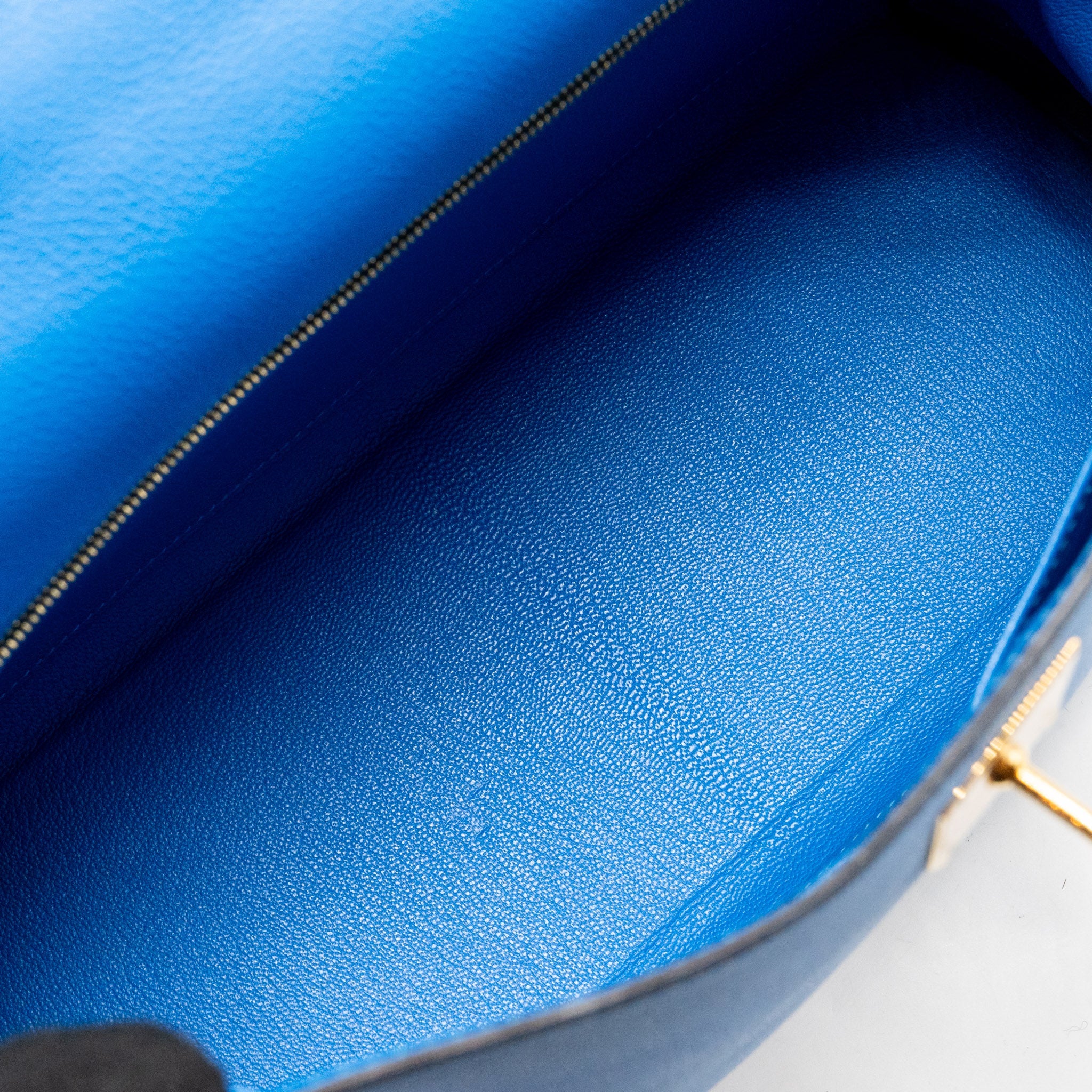 HERMES KELLY 32 EVERCOLOR BLUE HYDRA GHW