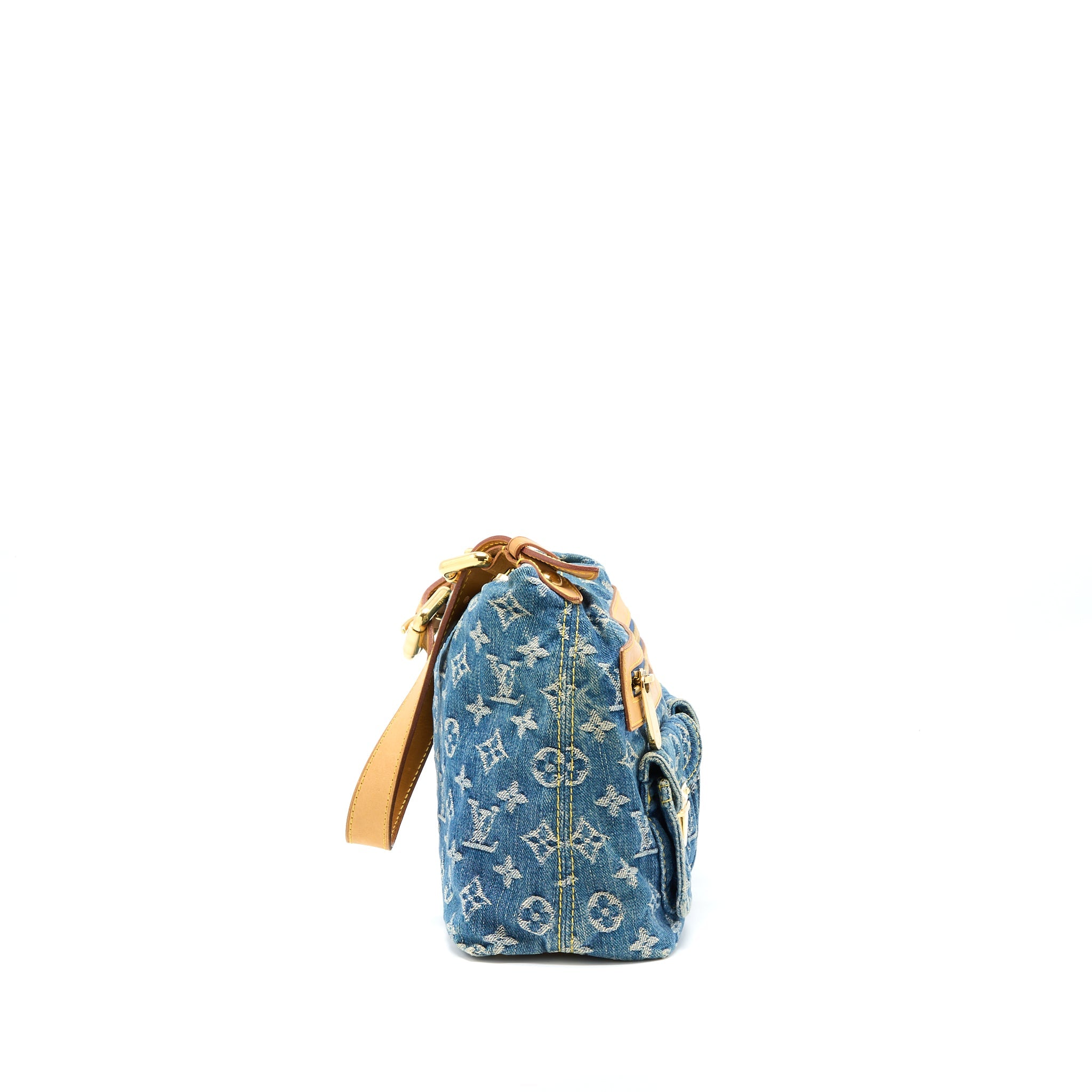 LOUIS VUITTON VINTAGE BAGGY BAG MONOGRAM DENIM GHW