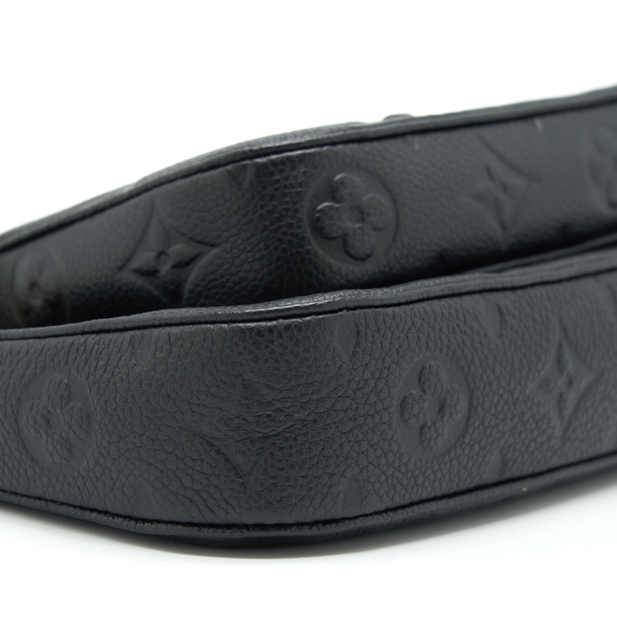 LOUIS VUITTON MULTI POCHETTE MONOGRAM EMPREINTE BLACK GHW