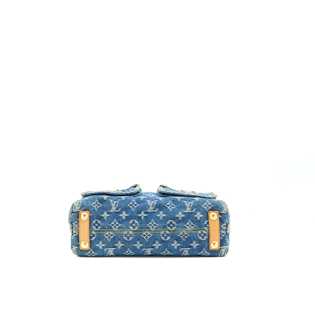 LOUIS VUITTON VINTAGE BAGGY BAG MONOGRAM DENIM GHW