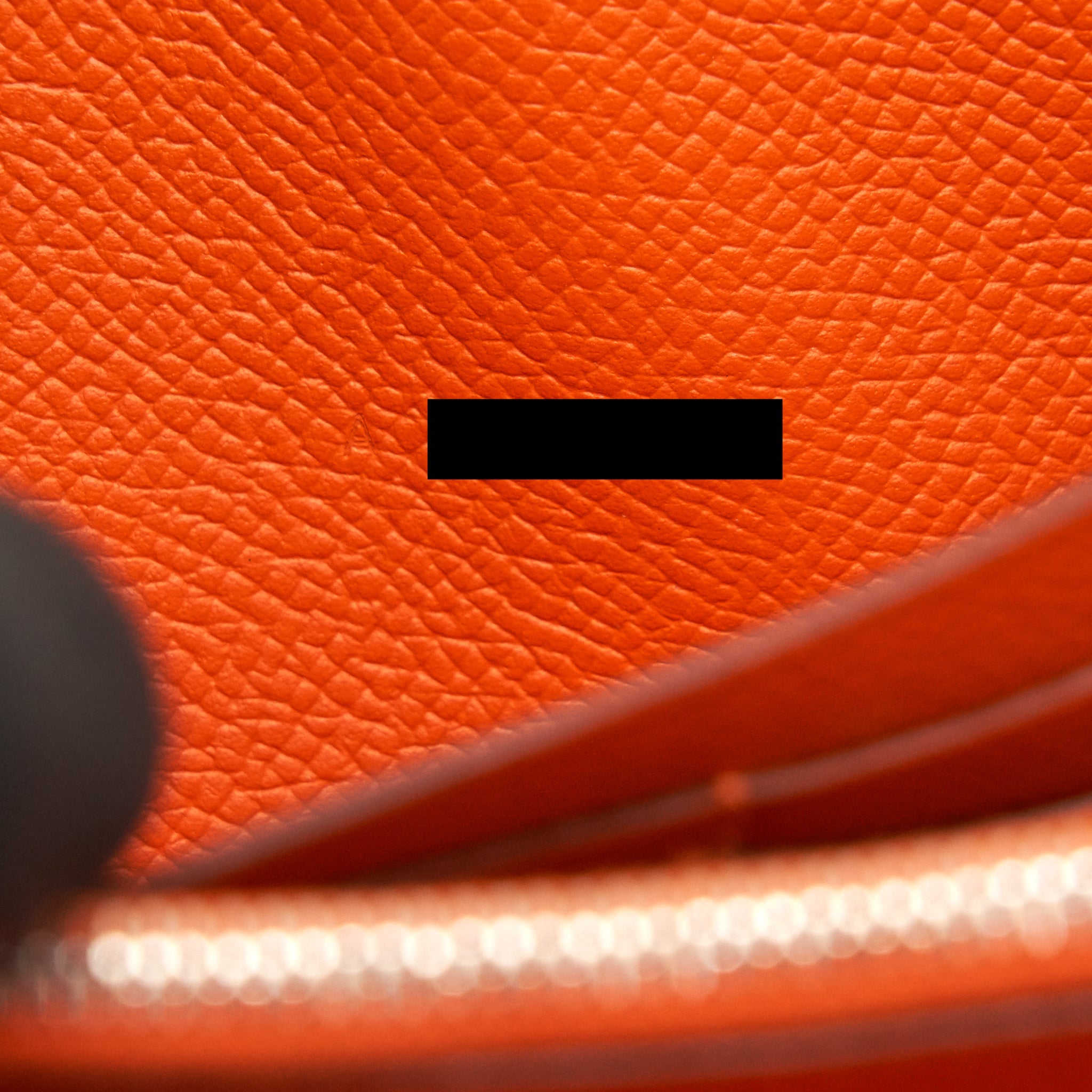 HERMES KELLY LONG WALLET ORANGE SHW EPSOM LEATHER