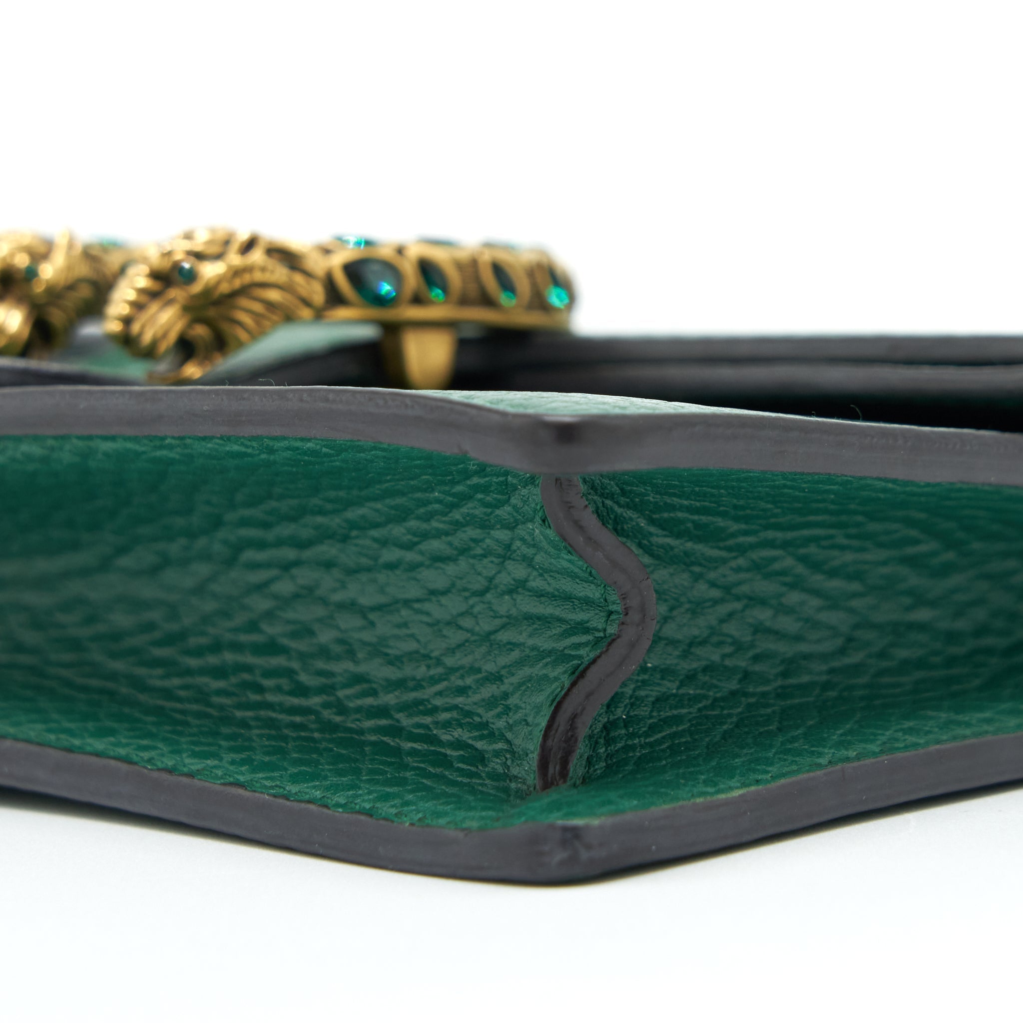 GUCCI SUPER MINI DIONYSUS GREEN GOLD AND SILVER HARDWARE
