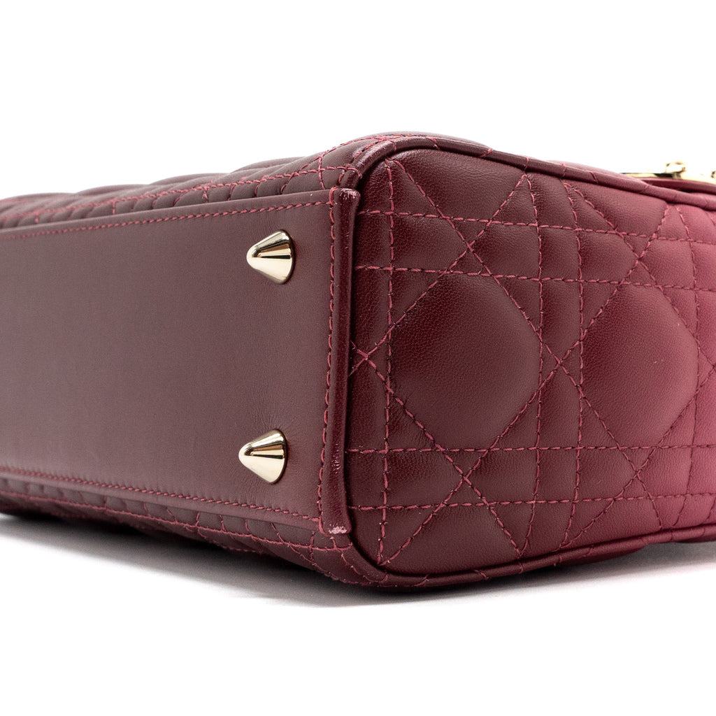 DIOR MY ABC DIOR SMALL LADY DIOR CANNAGE LAMBSKIN PINK GRADIENT LGHW