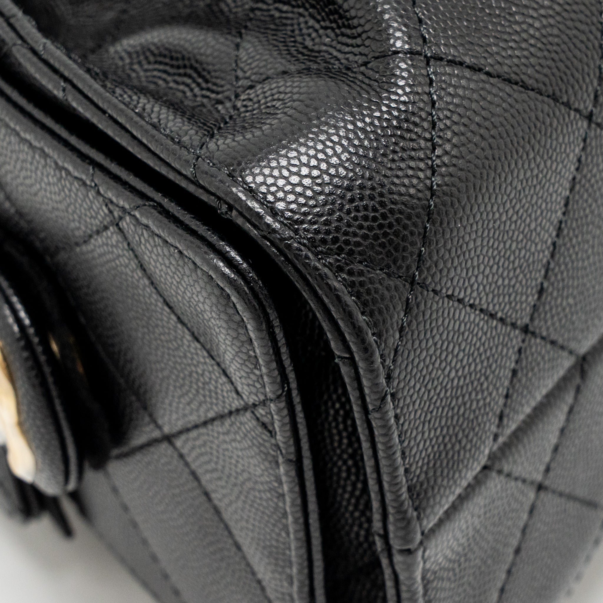 CHANEL MINI 25 BAG CAVIAR BLACK GHW (MICROCHIP)