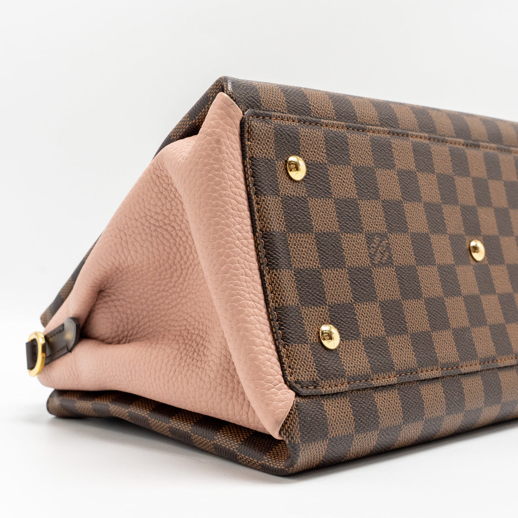 LOUIS VUITTON NORMANDY TOTE BAG DAMIER EBENE CANVAS MAGNOLIA GHW