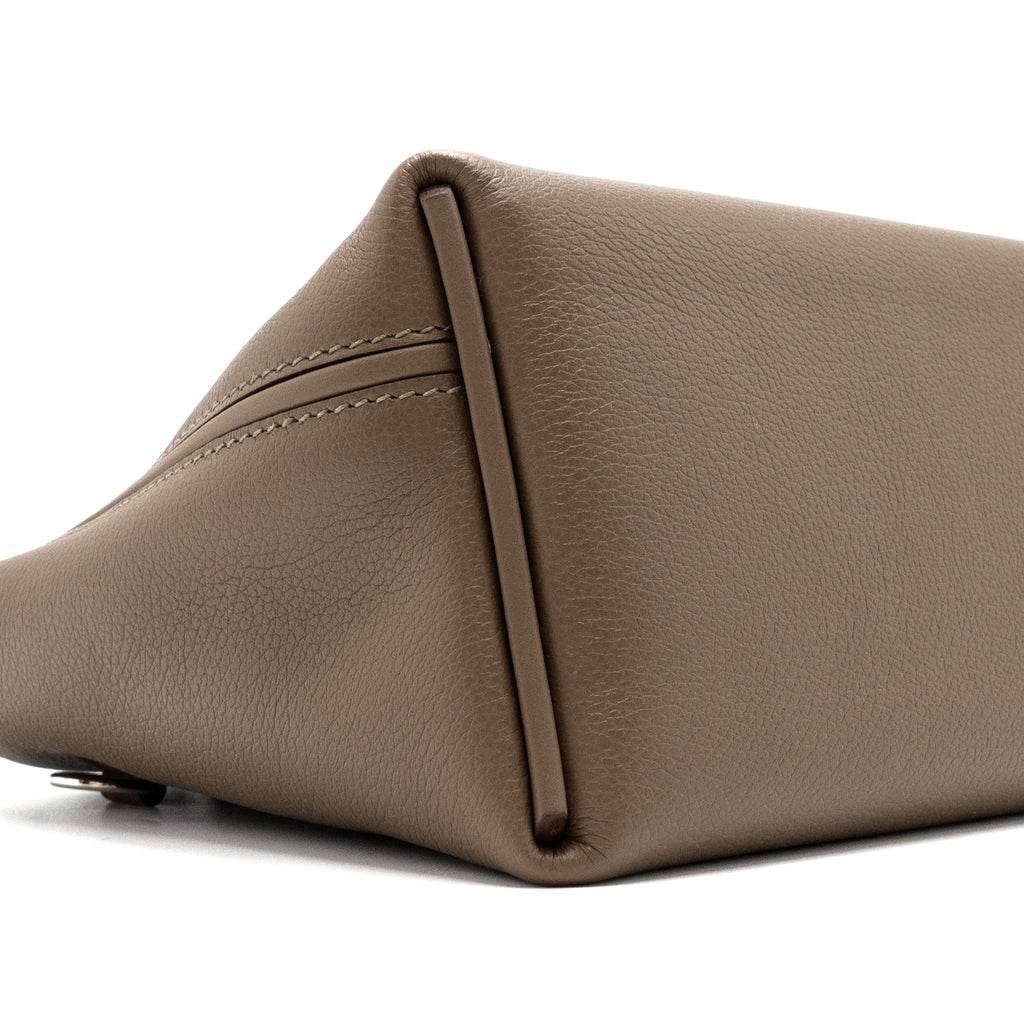 HERMES MINI 24/24 2424 -21 BAG EVERCOLOR/SWIFT ETOUPE SHW