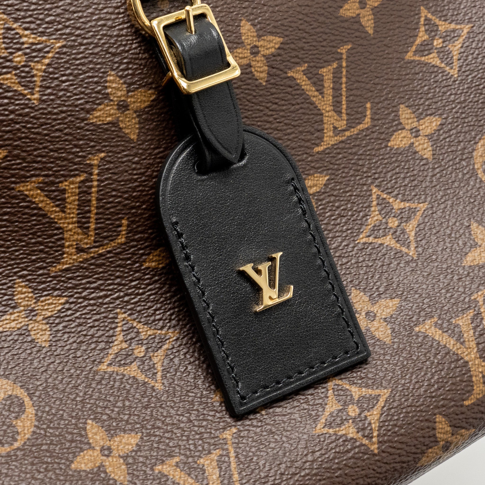 LOUIS VUITTON ODEON PM BAG MONOGRAM CANVAS BLACK GHW