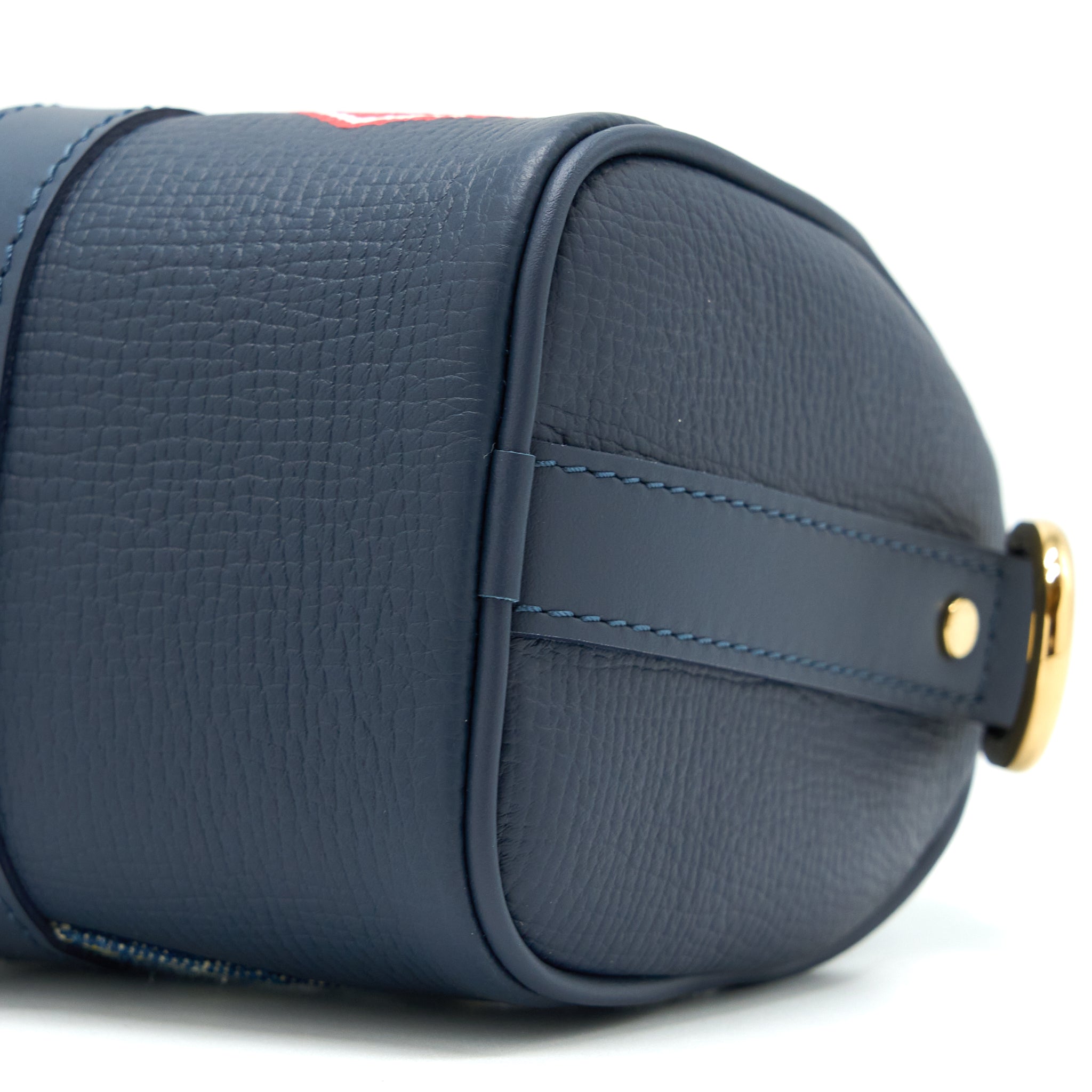 LOUIS VUITTON KEEPALL XS MONOGRAM DENIM/LEATHER BLUE GHW
