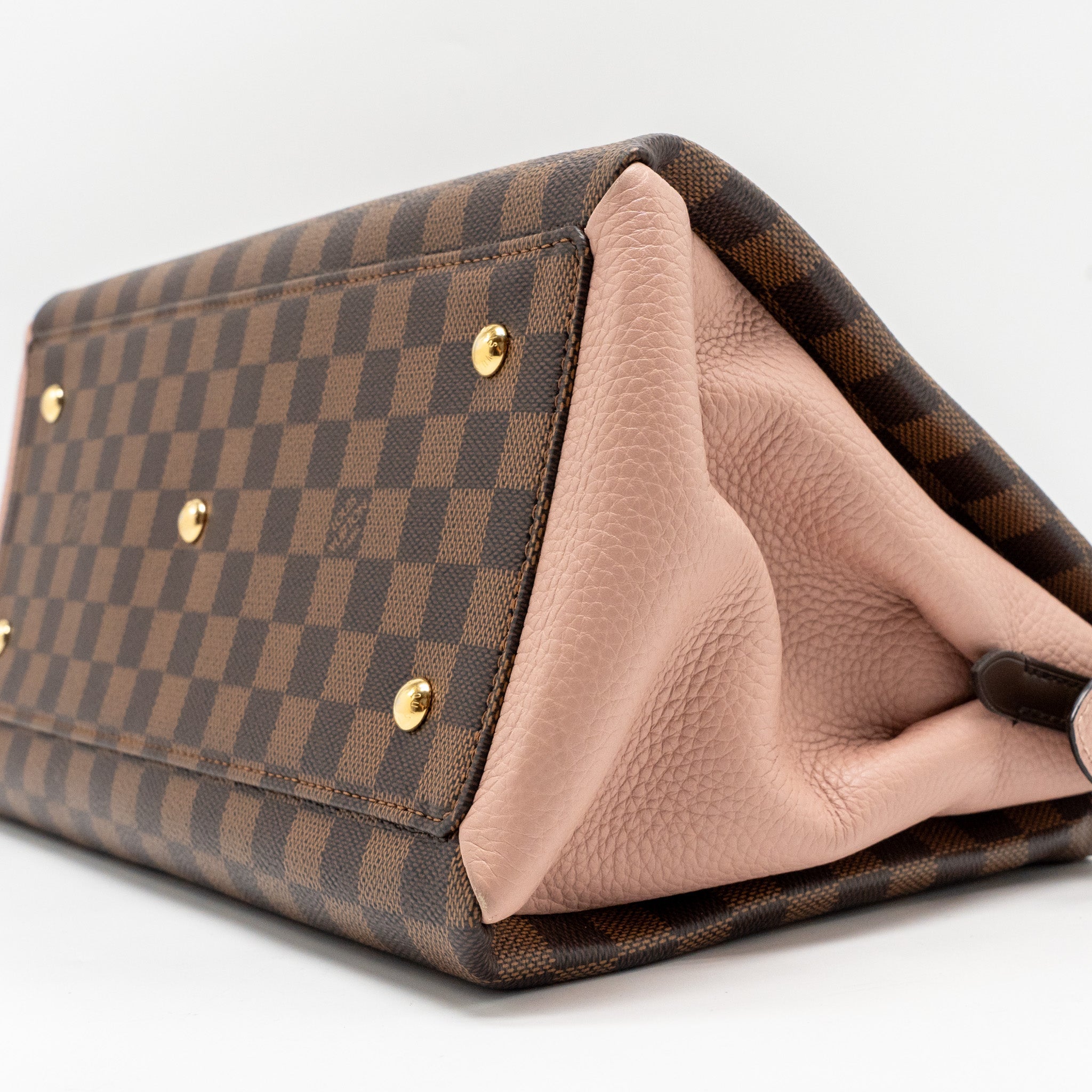 LOUIS VUITTON NORMANDY TOTE BAG DAMIER EBENE CANVAS MAGNOLIA GHW