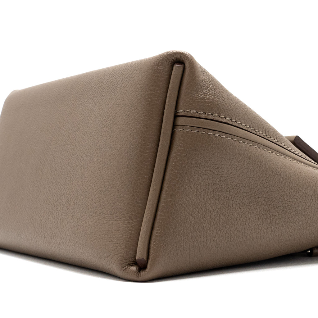 HERMES MINI 24/24 2424 -21 BAG EVERCOLOR/SWIFT ETOUPE SHW