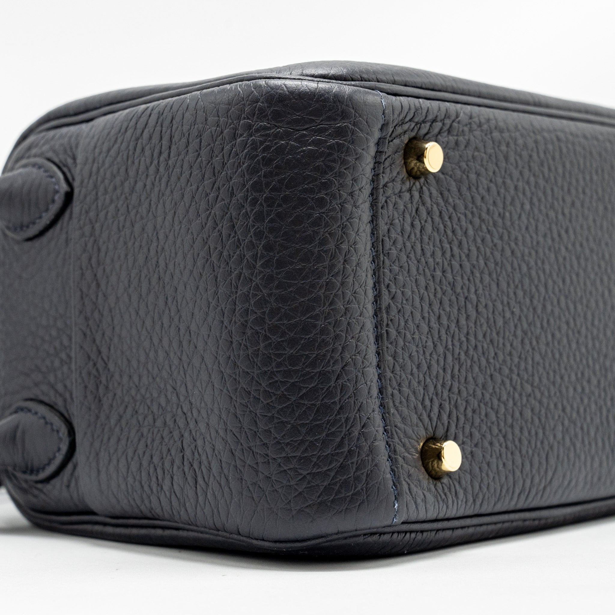HERMES MINI LINDY CLEMENCE CABAN GHW