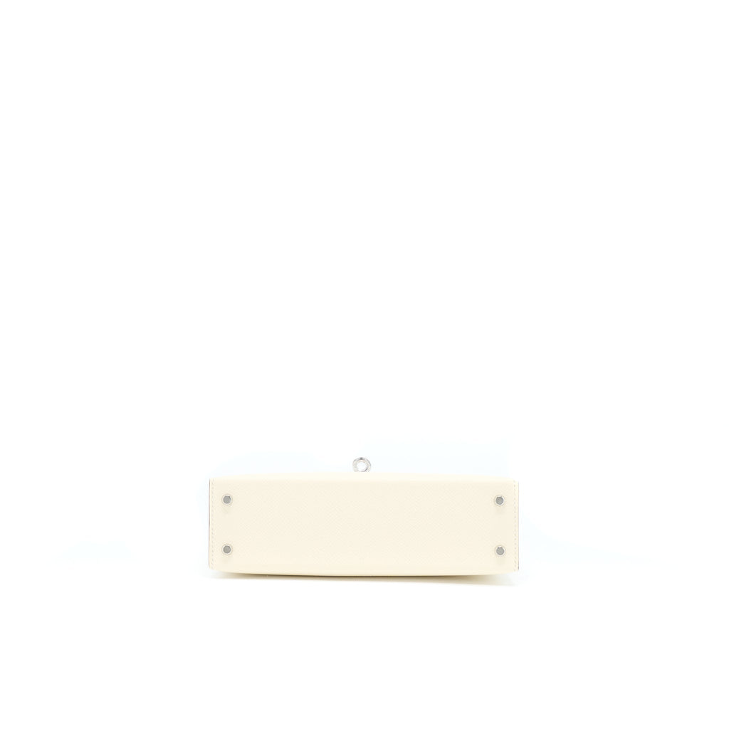 HERMES MINI KELLY II 20CM EPSOM NATA / SESAME / IAUNE POUSSIN SHW