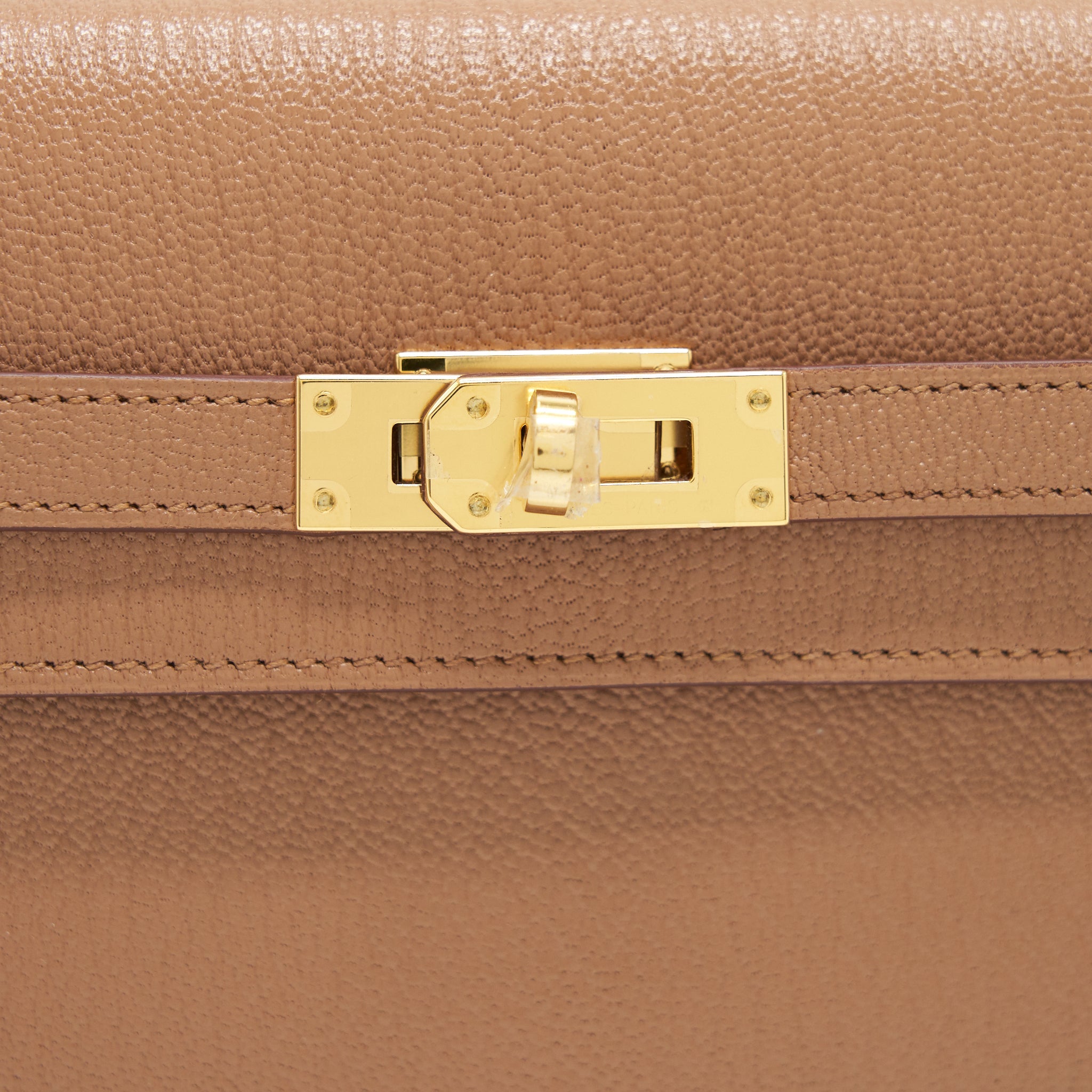 HERMES KELLY TO GO CHEVRE MYSORE LEATHER 2J QUEBRACHO GHW