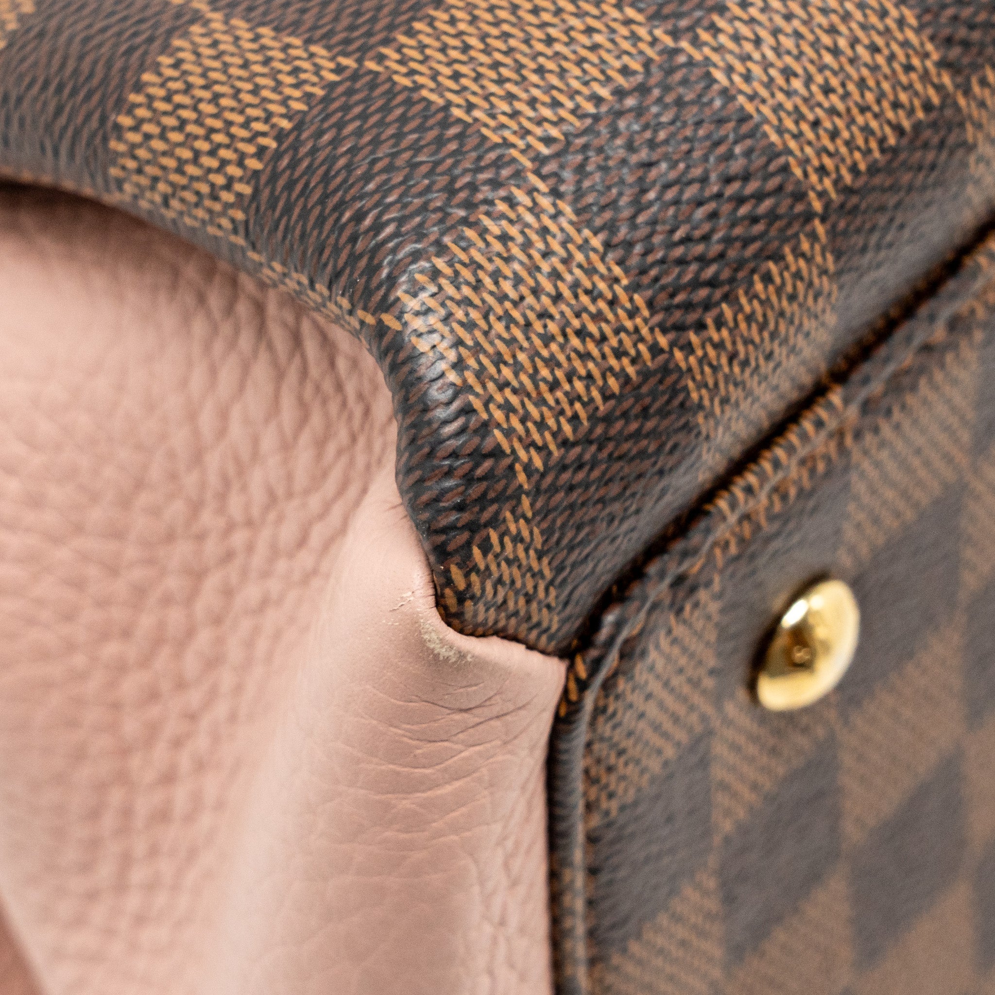 LOUIS VUITTON NORMANDY TOTE BAG DAMIER EBENE CANVAS MAGNOLIA GHW