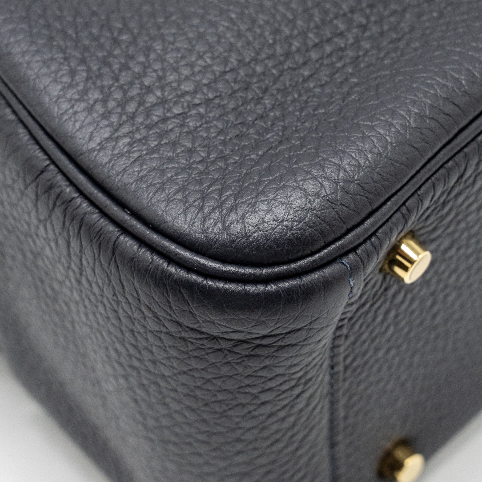 HERMES MINI LINDY CLEMENCE CABAN GHW