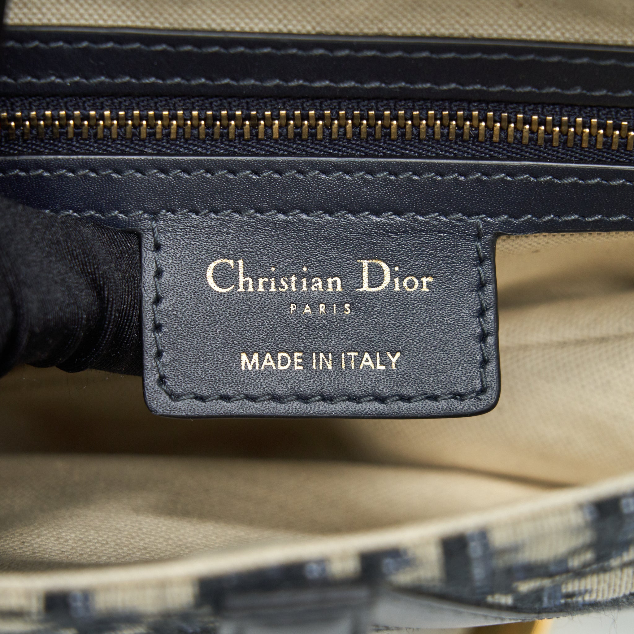 CHRISTIAN DIOR OBLIQUE MEDIUM SADDLE BAG