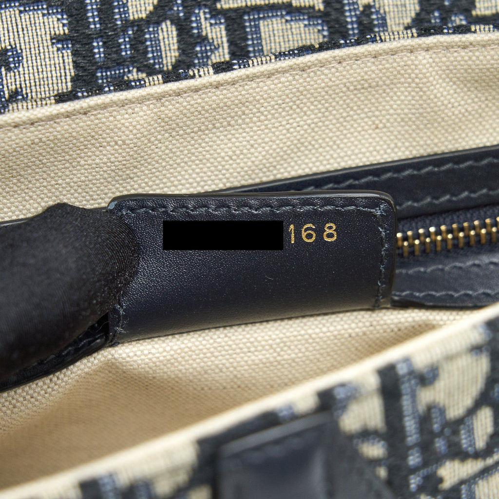CHRISTIAN DIOR OBLIQUE MEDIUM SADDLE BAG