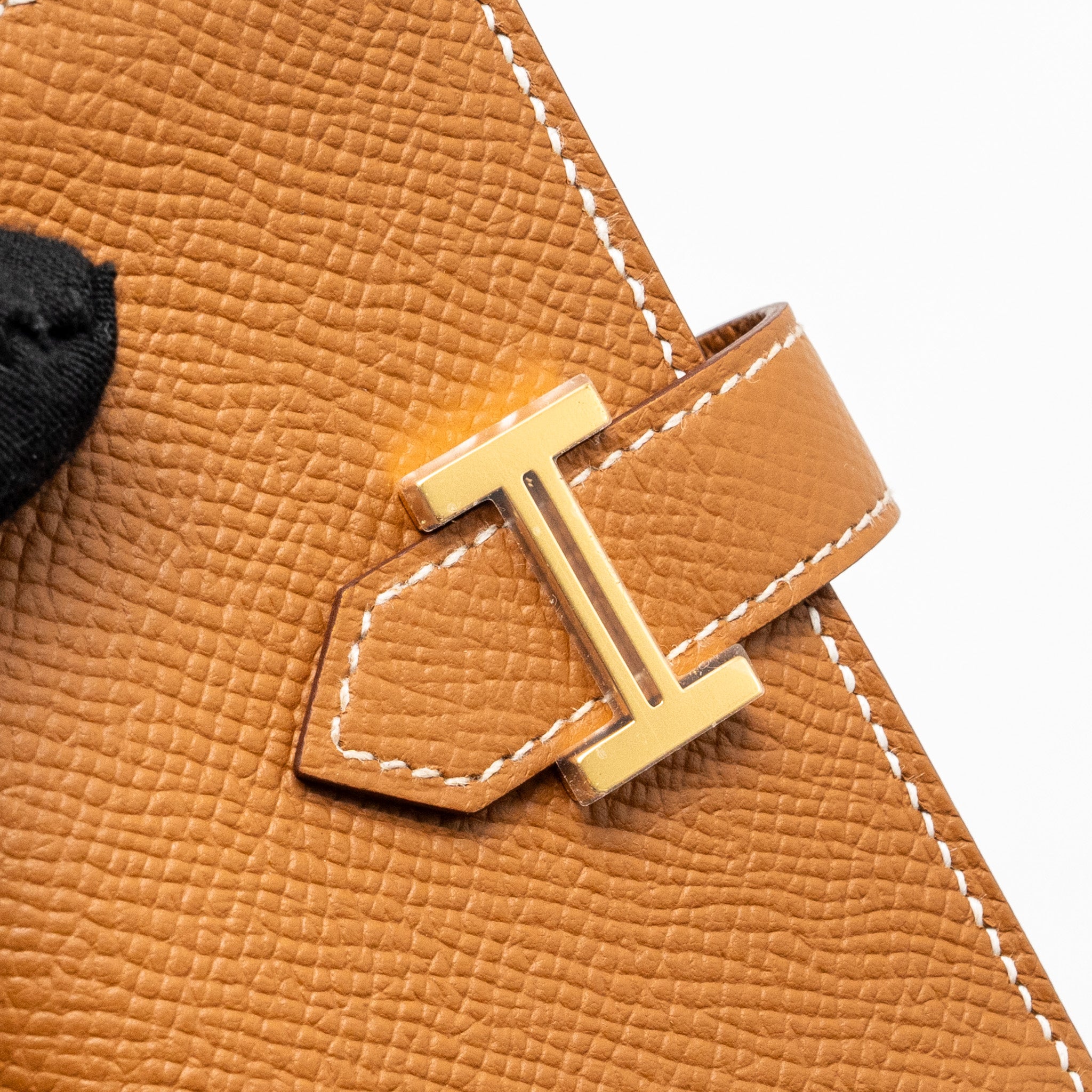 HERMES BEARN MINI WALLET EPSOM GOLD GHW