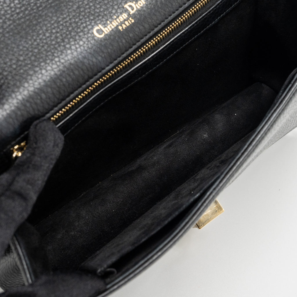 DIOR DIORAMA BAG CALFSKIN BLACK LGHW