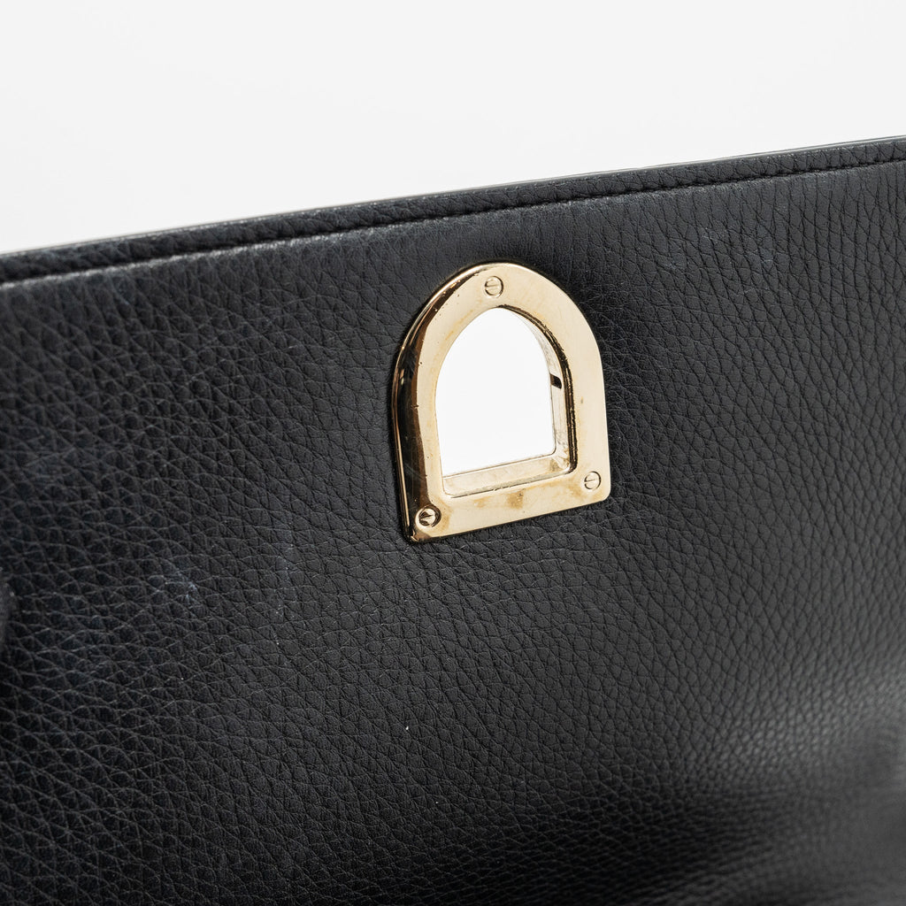 DIOR DIORAMA BAG CALFSKIN BLACK LGHW