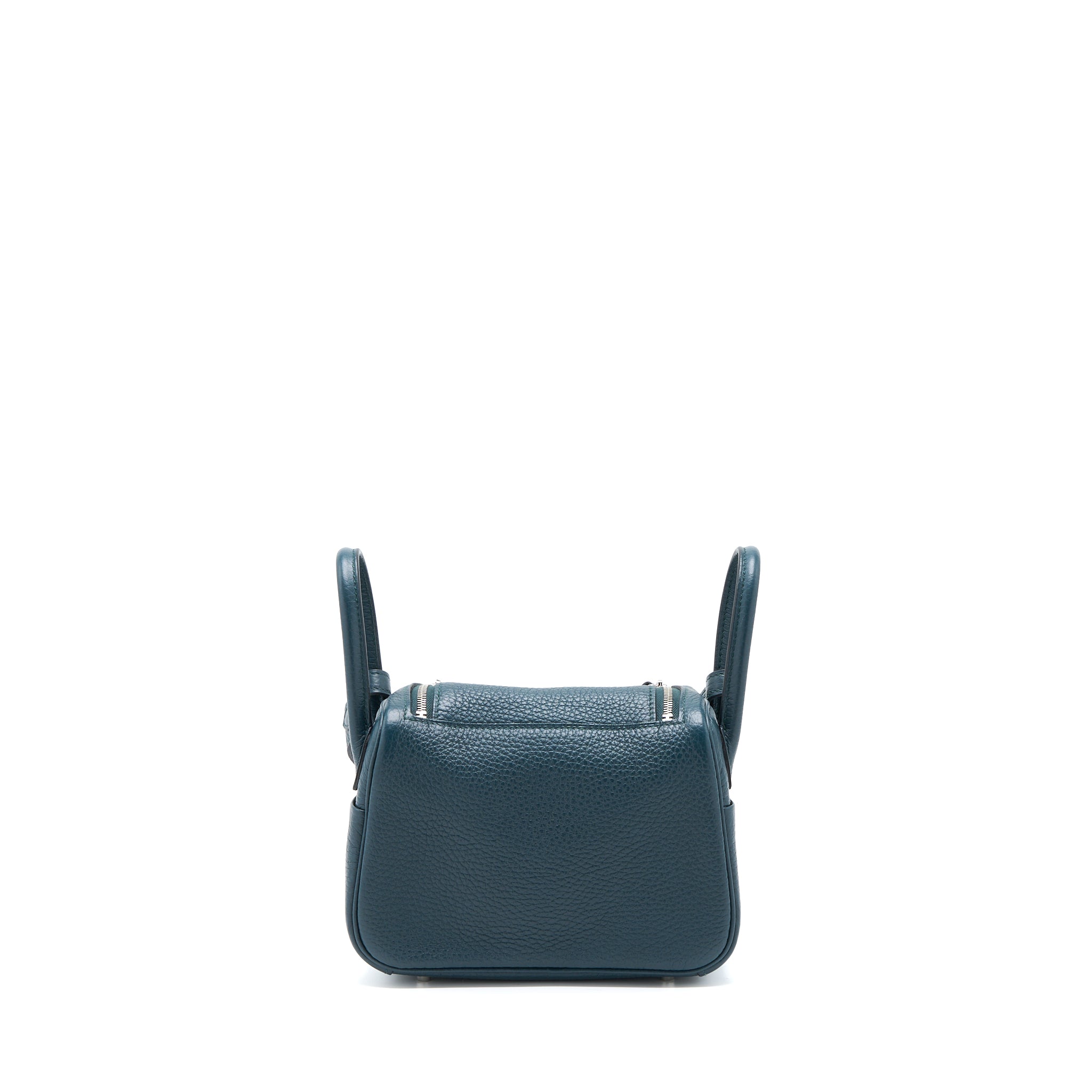 HERMES MINI LINDY CLEMENCE VERT CYPRES SHW