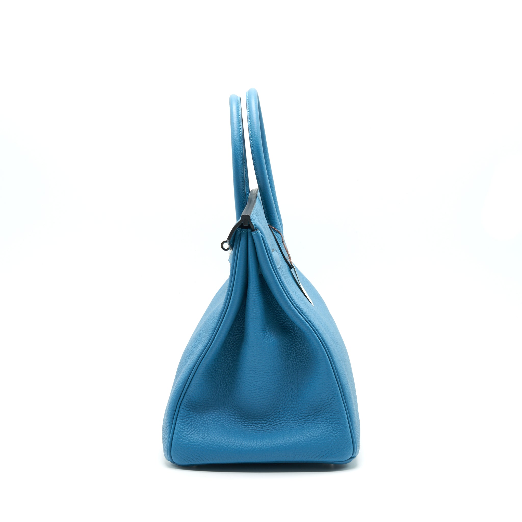 HERMES BIRKIN 35 7B TURQUOISE TOGO LEATHER SHW
