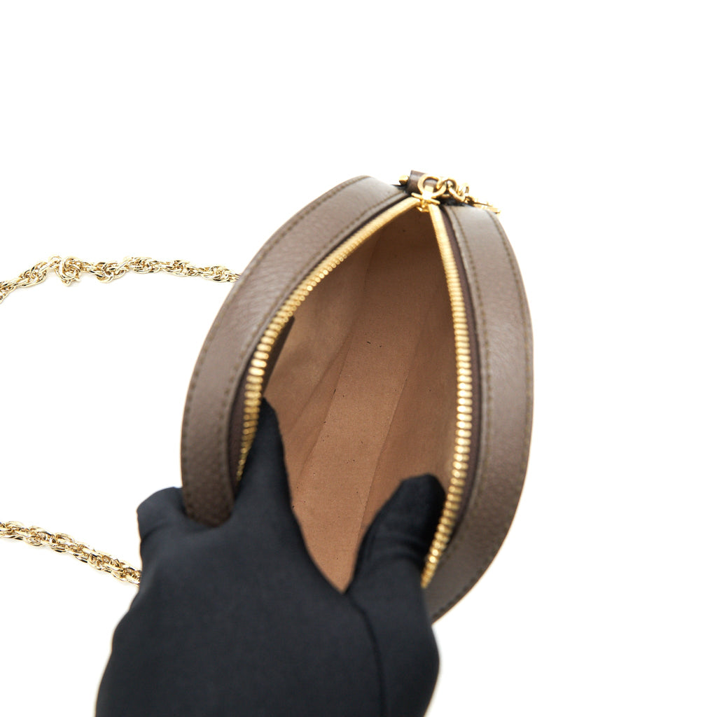 GUCCI MINI OPHIDIA GG ROUND CROSSBODY BAG