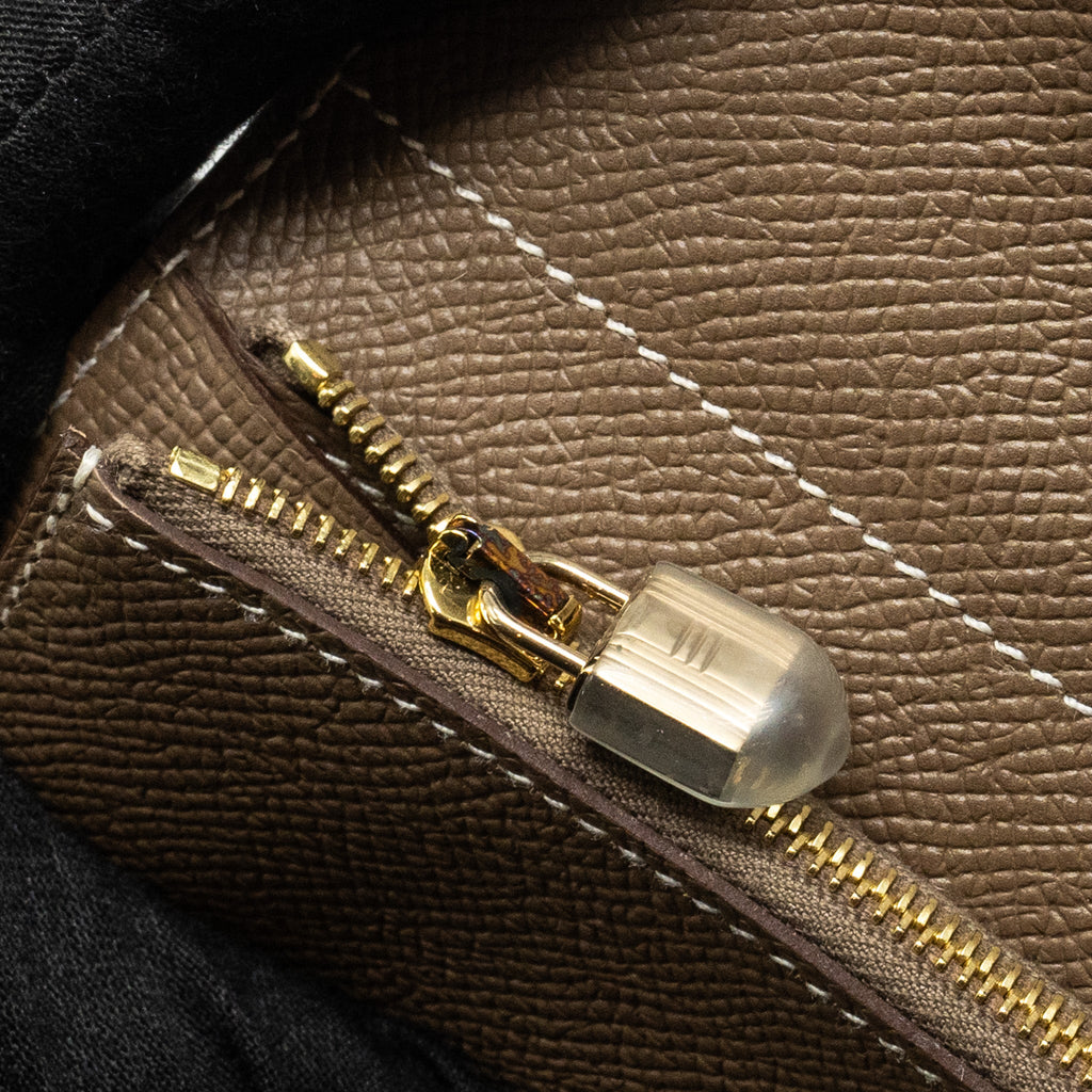 HERMES KELLY COMPACT WALLET EPSOM ETOUPE GHW