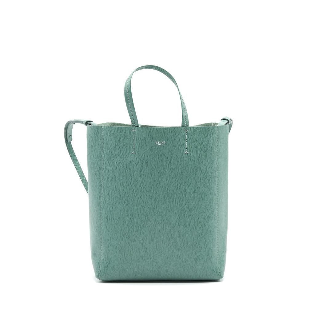 CELINE SMALL VERTICAL BUCKET BAG DEEP MINT SHW