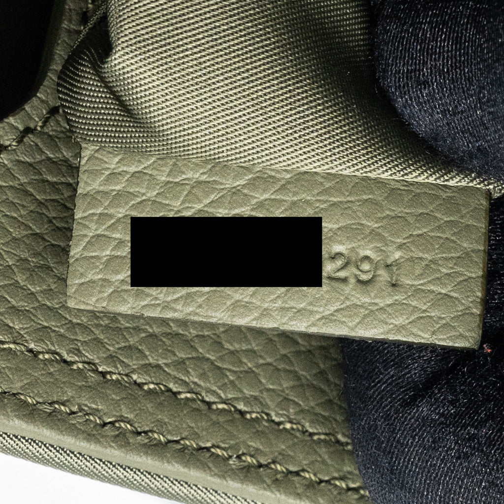 DIOR SOUTH TOTE BAG NYLON/ LEATHER GREEN MULTICOLOUR HARDWARE