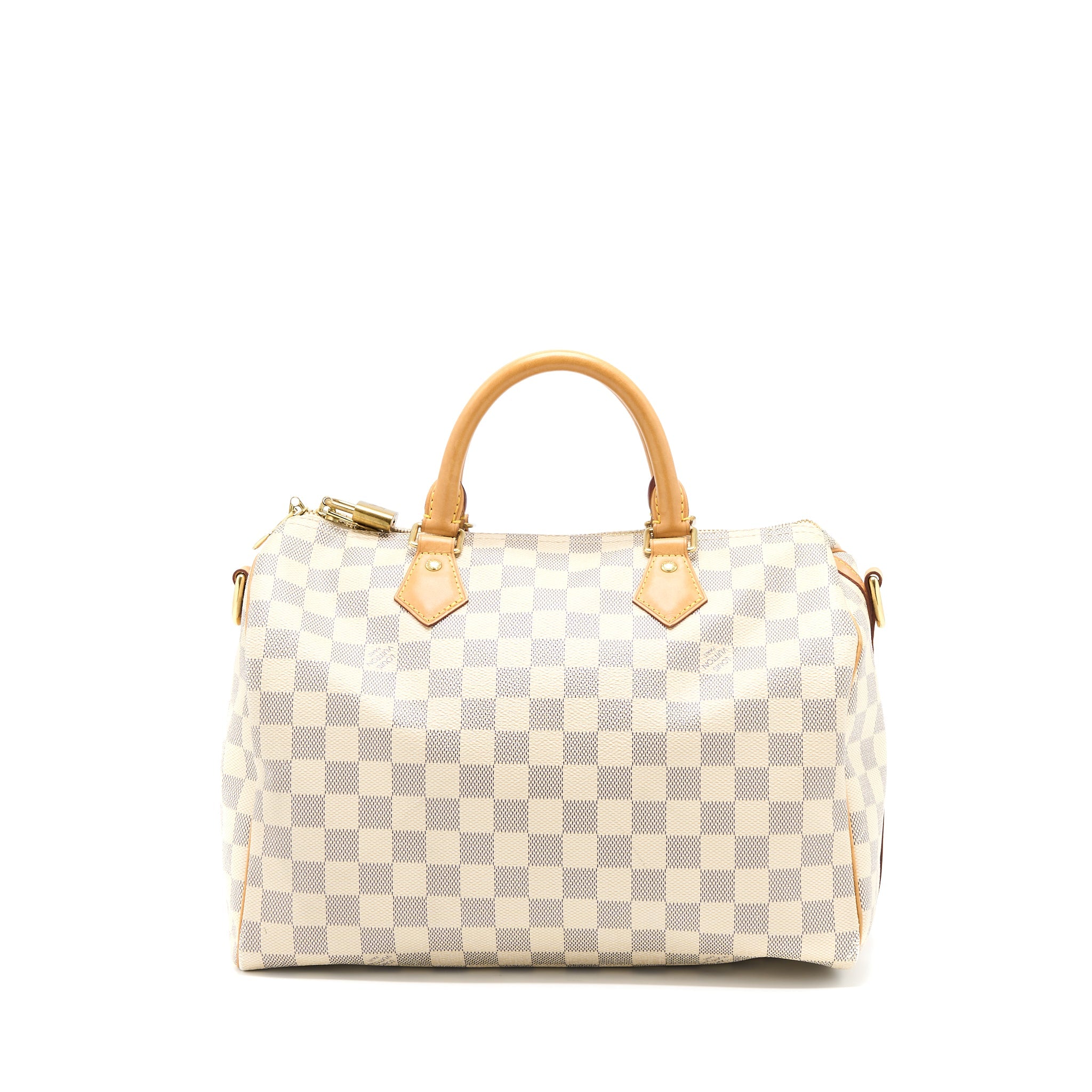 LOUIS VUITTON SPEEDY BANDOULIERE 30 DAMIER AZUR GHW